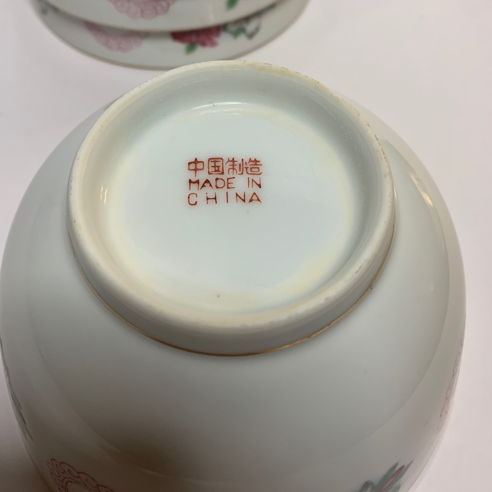 Set of 5 Rice bowls